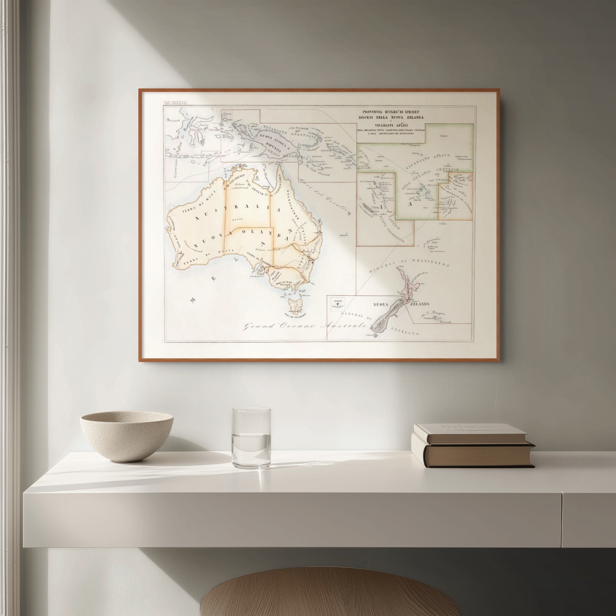 Kirchenatlas | Sydney | Australien | Vintage Map