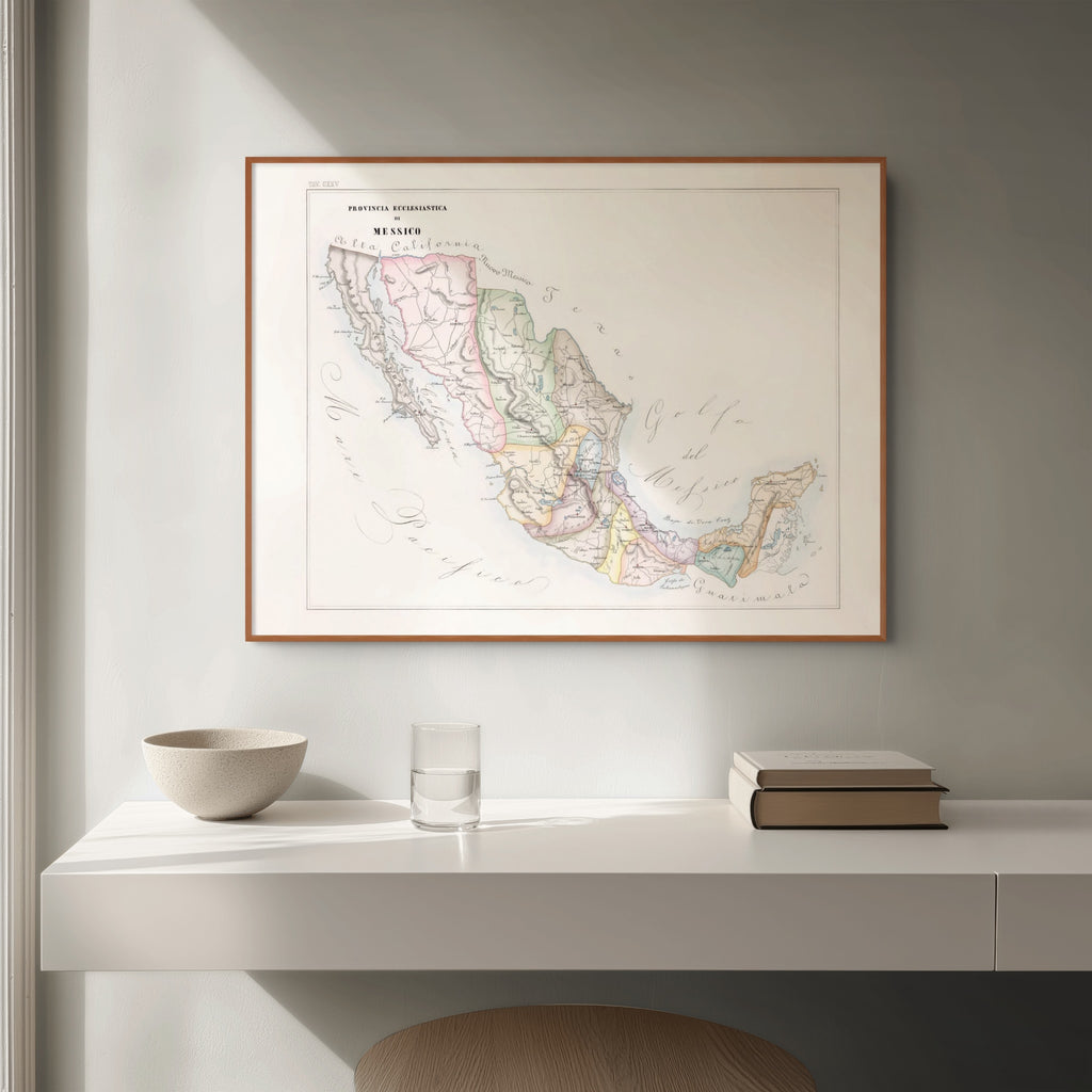 Kirchenatlas | Mexico | Vintage Map