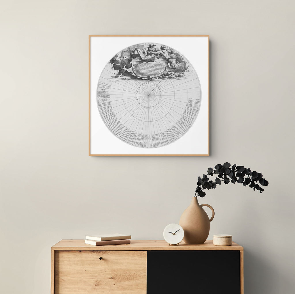 Antarktis | Südpol | Globus | 1688 | Giclée-Druck (Kopie)