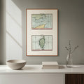 Seekarten-Atlas | Gibraltar | Korsika | Karte von 1801 | Giclée Druck