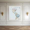 Amerika | Historische Karte | 1827 | Giclée-Druck