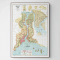 Istanbul | Bosporus | Stadtplan | Vintage Map