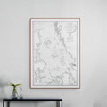 Kattegat | Nautical Chart | Map from 1804 | Giclée Print