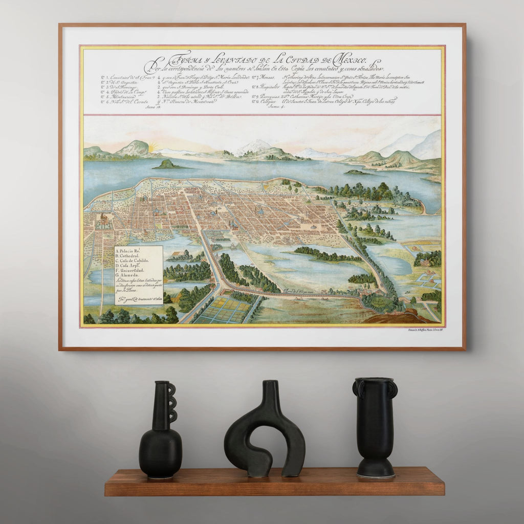 Mexico-City | Mexico | 1628 | Giclée-Druck
