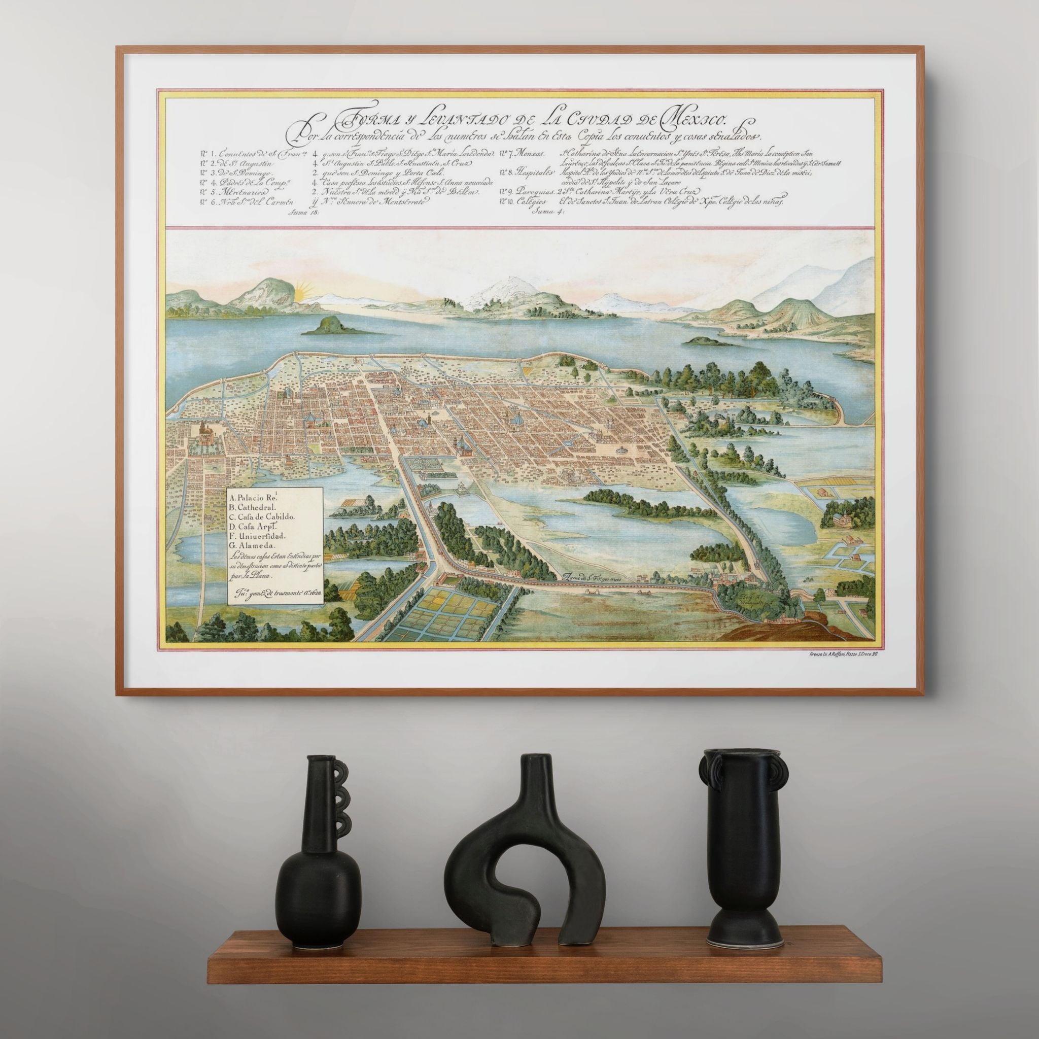 Mexico-City | Mexico | 1628 | Giclée-Druck
