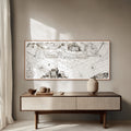 Nautical chart | Netherlands | Giclée print | 40 x 90 cm