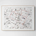Haussmann | Paris 01 | 1. und 2 Arrondissements | Vintage Map