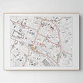 Haussmann | Paris 02 | 3. und 4 Arrondissement | Vintage Map