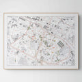 Haussmann | Paris 03 | 5. und 6 Arrondissement | Vintage Map