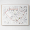 Haussmann | Paris 04 | 7. Arrondissement | Vintage Map