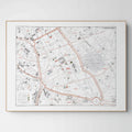 Haussmann | Paris | 12. Arrondissement | Vintage Map