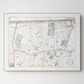 Haussmann | Paris | 18. Arrondissement | Vintage Map