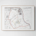 Haussmann | Paris | 19. Arrondissement | Vintage Map