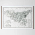 Sizilien | Italien| Seekarte | 1788 | Vintage Print