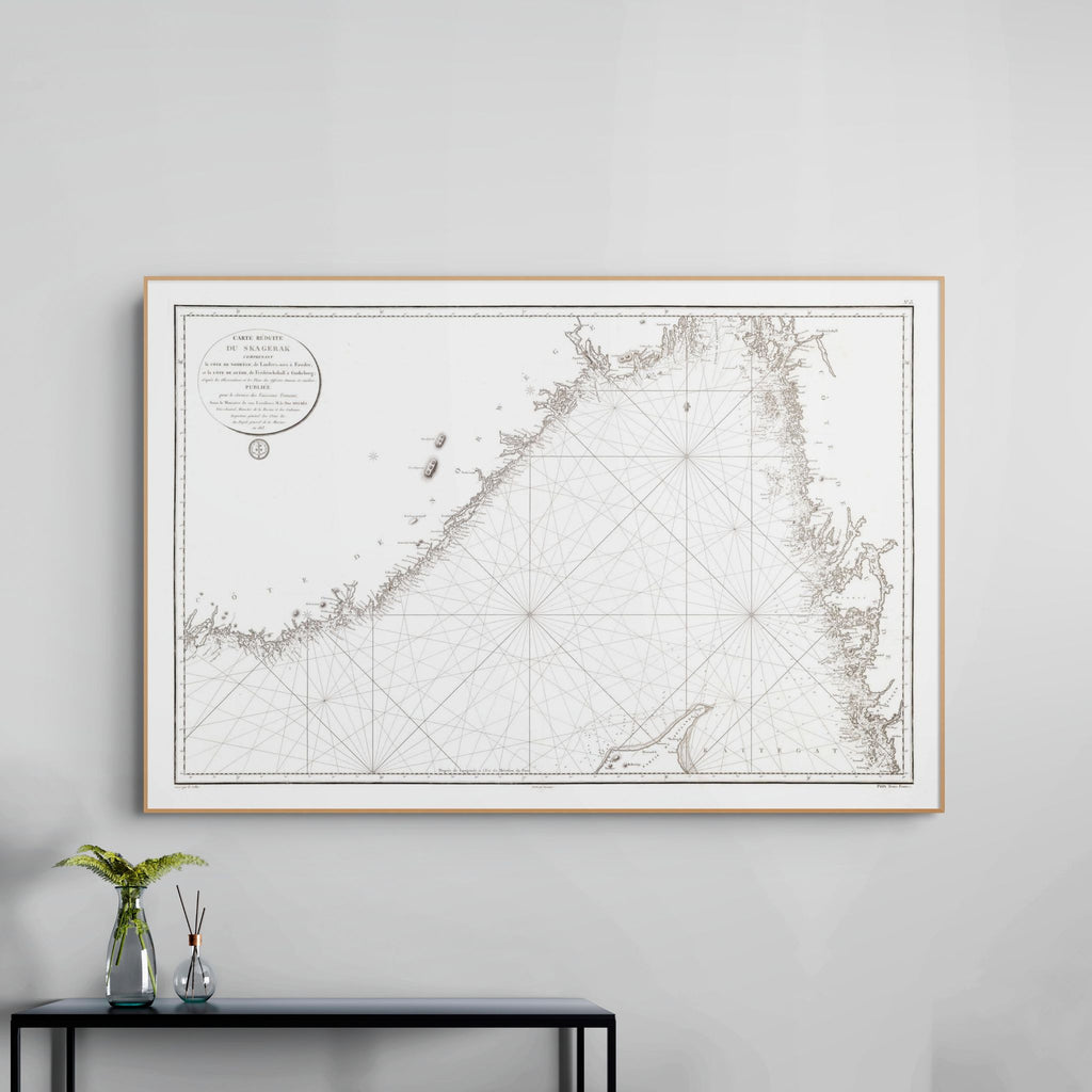 Skagerark | Seekarte | Karte von 1812 | Giclée Druck