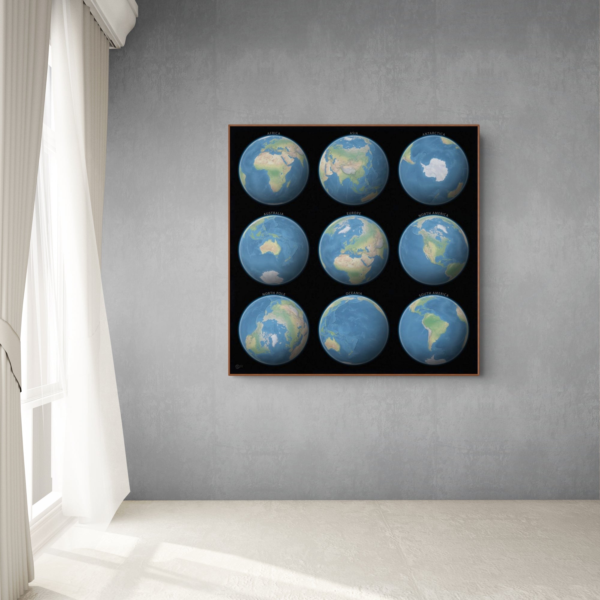 La Tierra desde el espacio | 2025 | Impresión Giclée