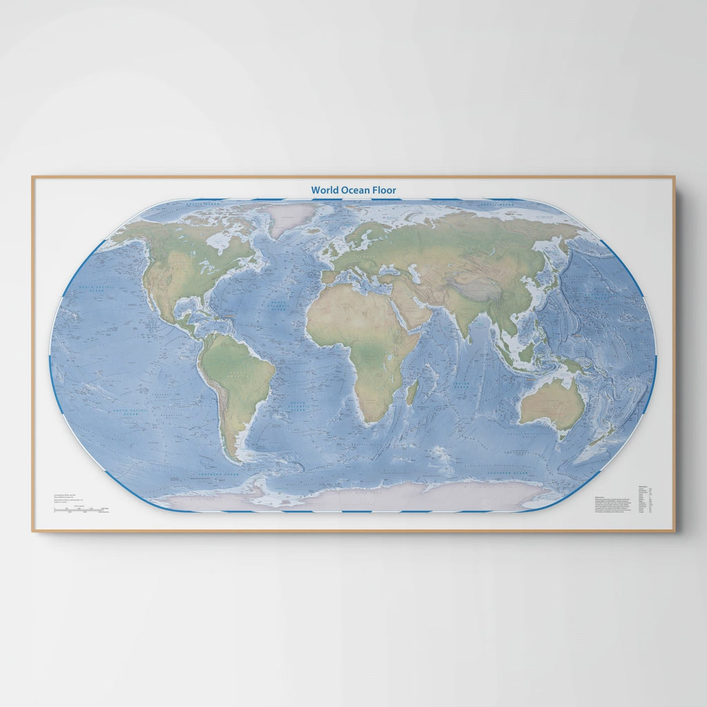 Weltmeeresboden | Meridian 11 Grad Ost | Equal-Earth-Projektion